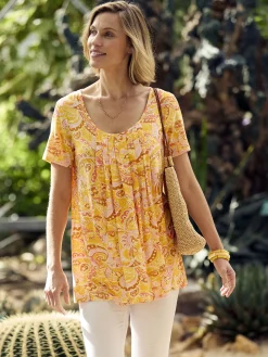 Best Tunique en maille avec plis d'aisance Femme Tunique|T-Shirt