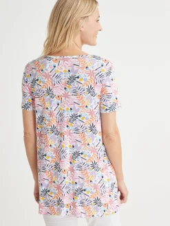 Outlet Tunique en maille avec plis d'aisance Femme Tunique|T-Shirt