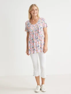 Outlet Tunique en maille avec plis d'aisance Femme Tunique|T-Shirt