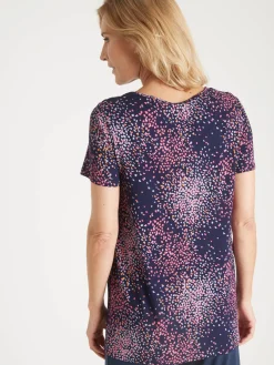 New Tunique en maille crêpe Femme Tunique|T-Shirt