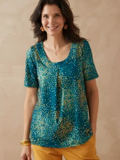 Clearance Tunique en maille crêpe Femme Tunique|T-Shirt