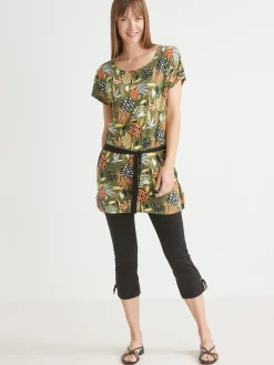 New Tunique encolure bateau Femme Tunique|T-Shirt