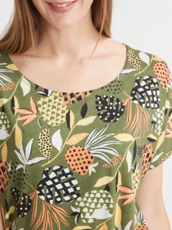 New Tunique encolure bateau Femme Tunique|T-Shirt