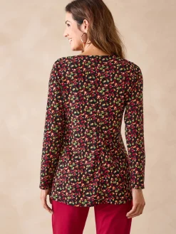 Outlet Tunique fantaisie en maille Femme Tunique|T-Shirt