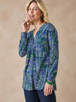 Outlet Tunique fantaisie en maille Femme Tunique|T-Shirt