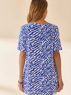 Outlet Tunique fluide manches courtes Femme Tunique|T-Shirt