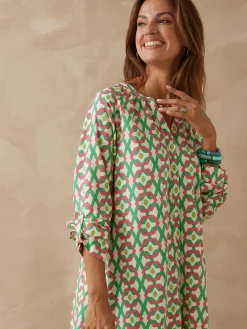 Outlet Tunique longue entièrement boutonnée Femme Tunique|Chemisier, Blouse