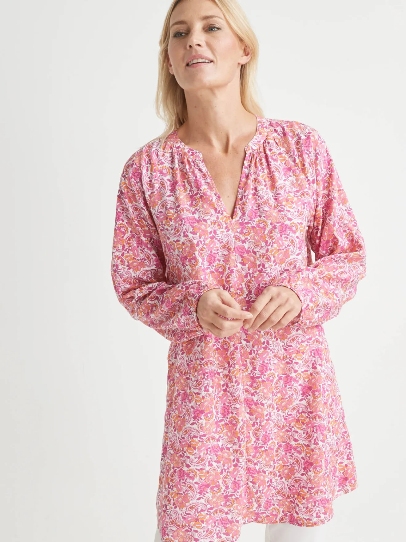 Best Tunique longue fluide Femme Tunique|Chemisier, Blouse