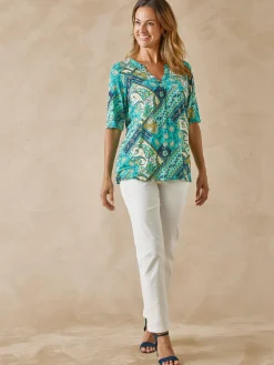 Online Tunique maille fluide coupe confort Femme Tunique|T-Shirt