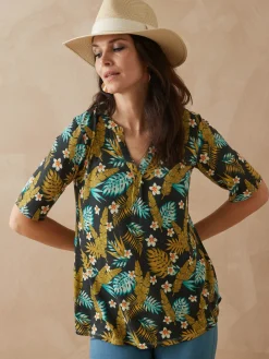 New Tunique maille fluide coupe confort Femme Tunique|T-Shirt