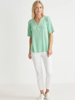 Clearance Tunique maille fluide coupe confort Femme Tunique|T-Shirt