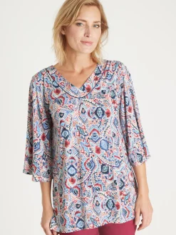 Hot Tunique manches pagode 3/4 Femme Tunique|T-Shirt