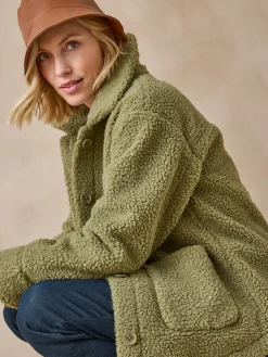 Sale Veste chaude en maille moutonnée Femme Manteau, Parka