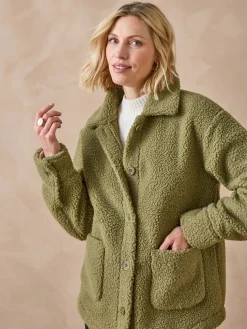 Sale Veste chaude en maille moutonnée Femme Manteau, Parka
