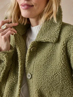 Sale Veste chaude en maille moutonnée Femme Manteau, Parka