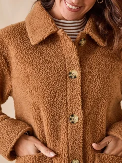 Online Veste chaude en maille moutonnée Femme Manteau, Parka