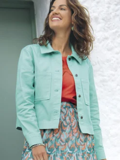 Online Veste courte, forme boîte Femme Manteau, Parka|Veste, Blazer