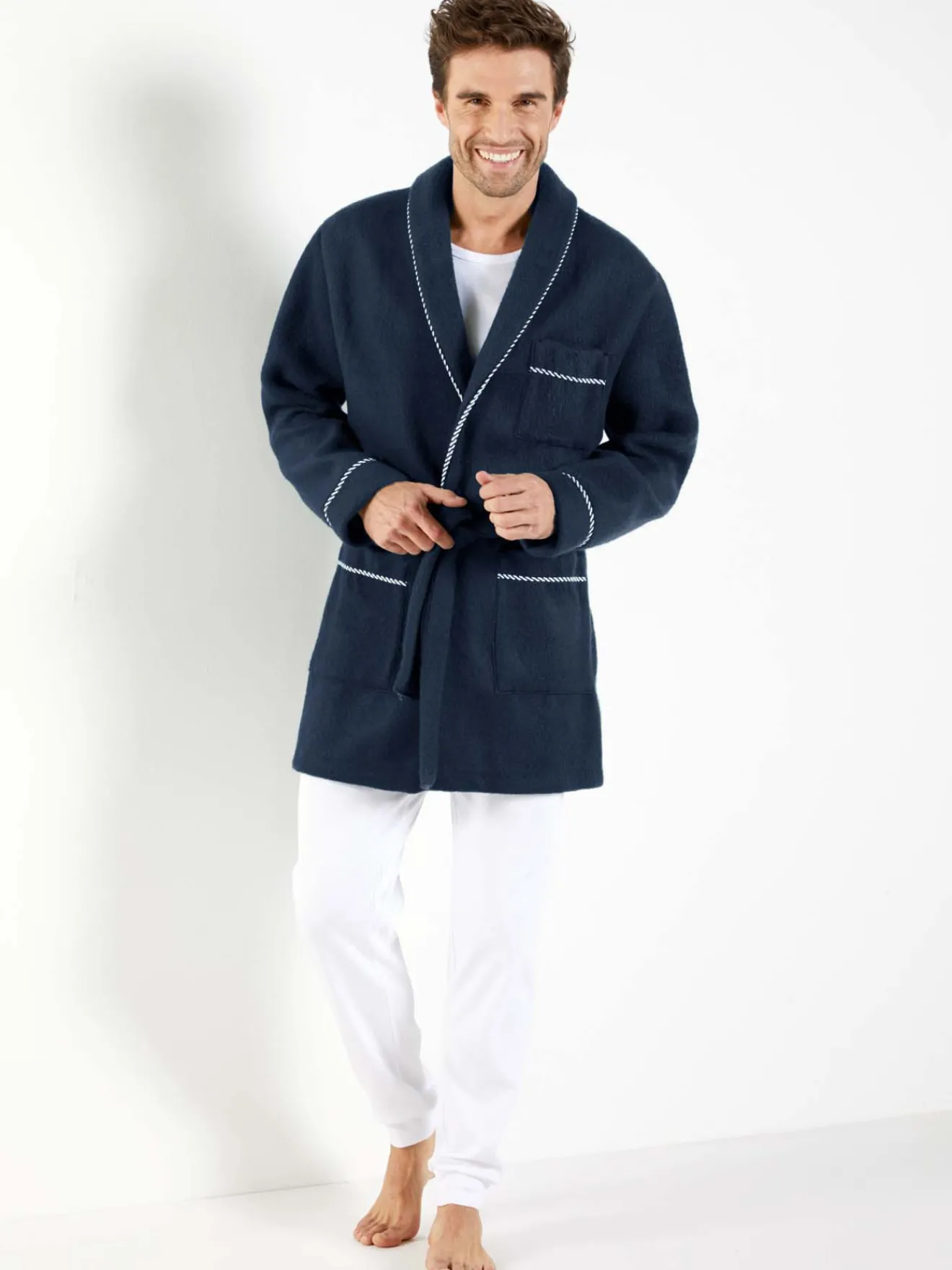 Veste d'intérieur courtelle Homme Veste D'Intérieur Et Robe De Chambre