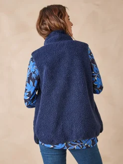 Veste sans manches sherpa moumoute Femme Manteau, Parka|Veste, Blazer