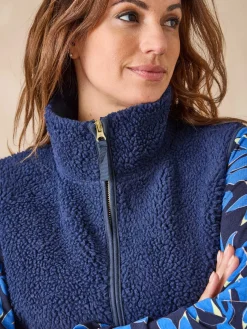 Veste sans manches sherpa moumoute Femme Manteau, Parka|Veste, Blazer