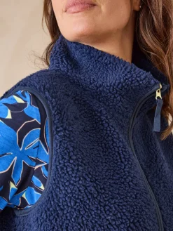 Veste sans manches sherpa moumoute Femme Manteau, Parka|Veste, Blazer