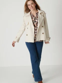 Veste trench courte Femme Manteau, Parka|Veste, Blazer