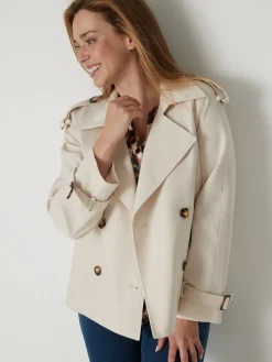 Veste trench courte Femme Manteau, Parka|Veste, Blazer