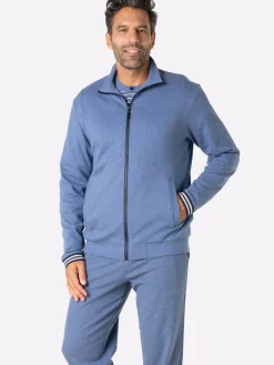 Clearance Veste zippée interlock Homme Veste D'Intérieur Et Robe De Chambre
