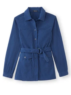 Sale Veste-saharienne en velours côtelé Femme Veste, Blazer